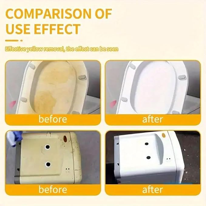 All Purpose Cleaner, 100ml Fridge Yellowing Stains Remover - Appliance Deodorizer Polishing Solution for Cooktop Oven Stove Fridge Sink Countertop Tile Shower AC Bathroom