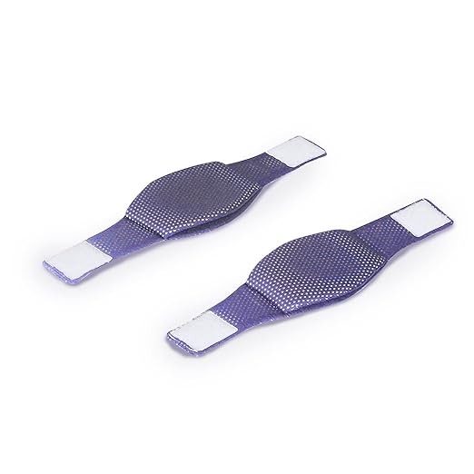 Ehucon Add-on Secure Strap Prevent 3D Heel Protector from Shifting or Falling Off,Relieve Pressure Ulcer Pain-Sold as 2 Count-Purple（NOT INCLUTE 3D Heel Protector）