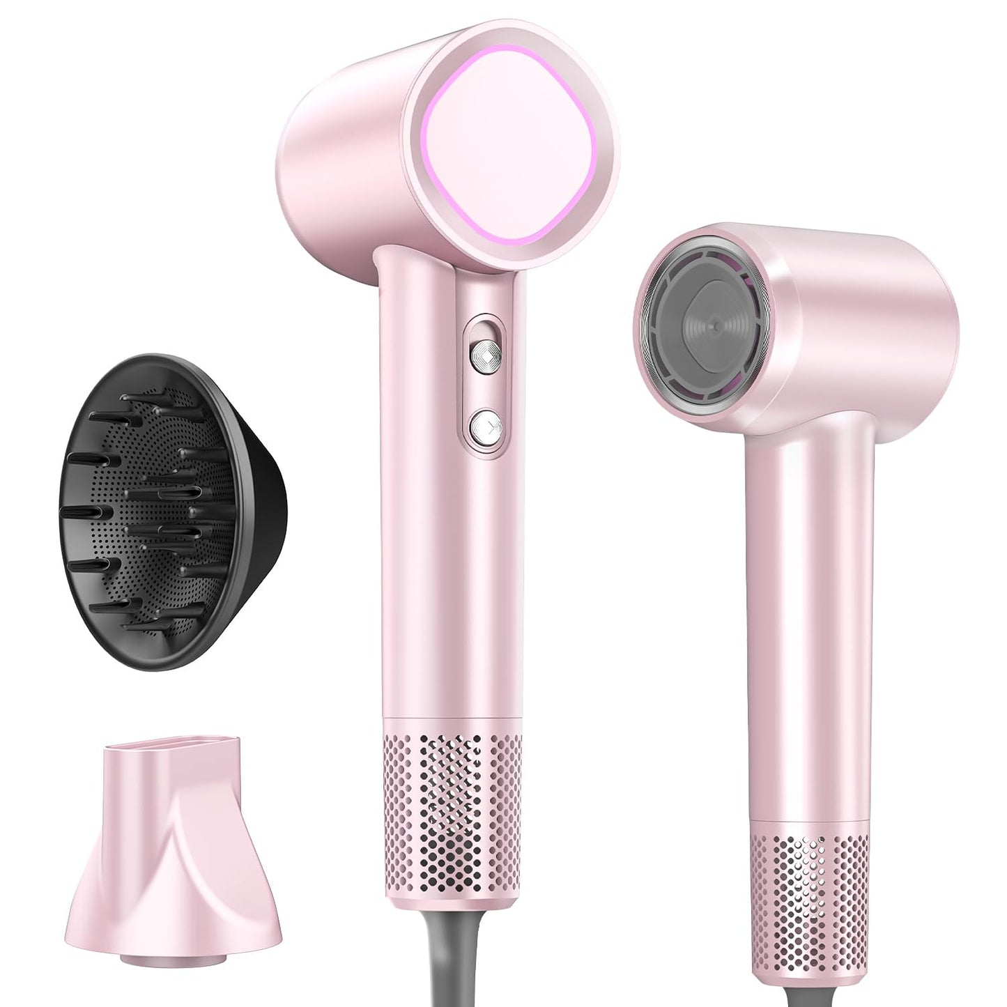 HEXTEK Hair Dryer, 160000 RPM High-Speed Brushless Motor with 500 Million Negative Ions, Professional Ionic Blow Dryer with Magn