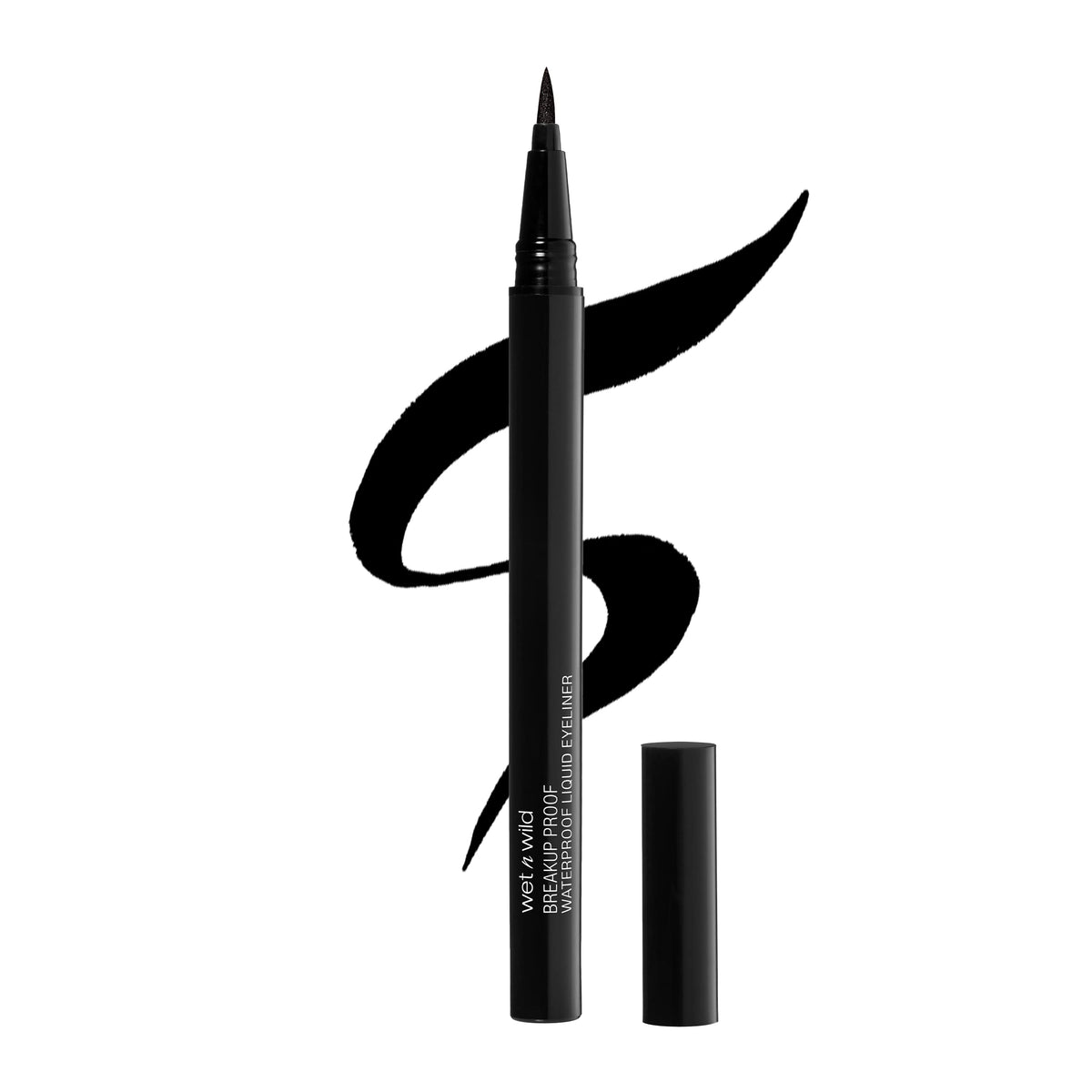 wet n wild Mega Last Breakup Proof Liquid Eyeliner - Ultra-Fine Brush, Waterproof, 16-Hour Long-Lasting Wear- Cruelty-Free & Veg