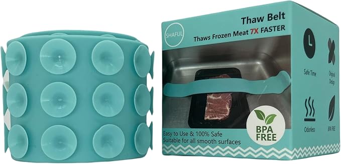 Thaw Belt - Thaws frozen meat Faster & 100% Safer - Thaws in minutes instead of hours