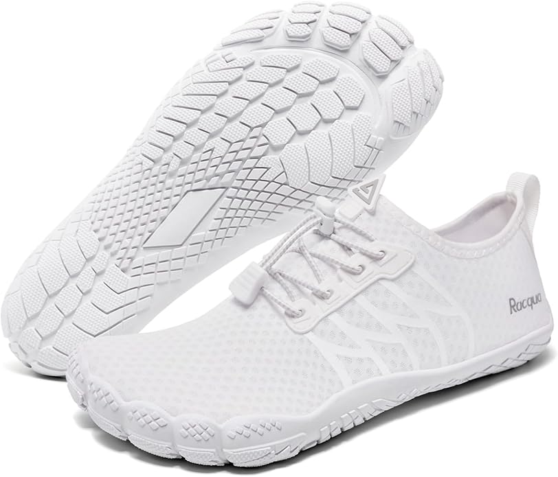 Racqua Water Shoes Quick-Dry Swim Shoes Breathable Lightweight Beach Shoes Pool Barefoot Aqua for Women Men