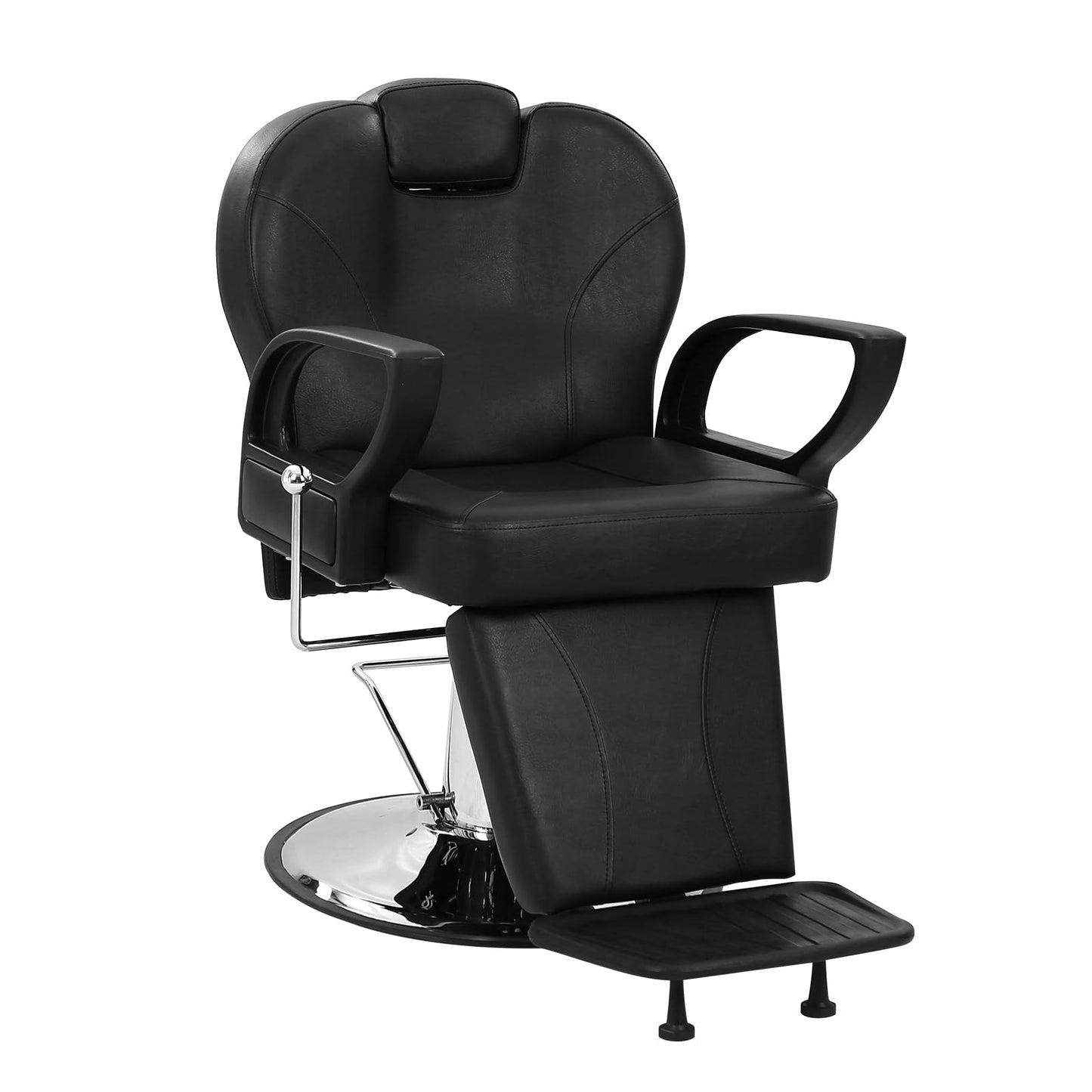 IDEALHOUSE Hair Salon Chair, Styling Reclining Barber Chair with Heavy Duty Hydraulic Pump, Adjustable Barber Chair Beauty Shampoo Barbering Chair for Hair Stylist Spa, Max Load Weight 330 Lbs