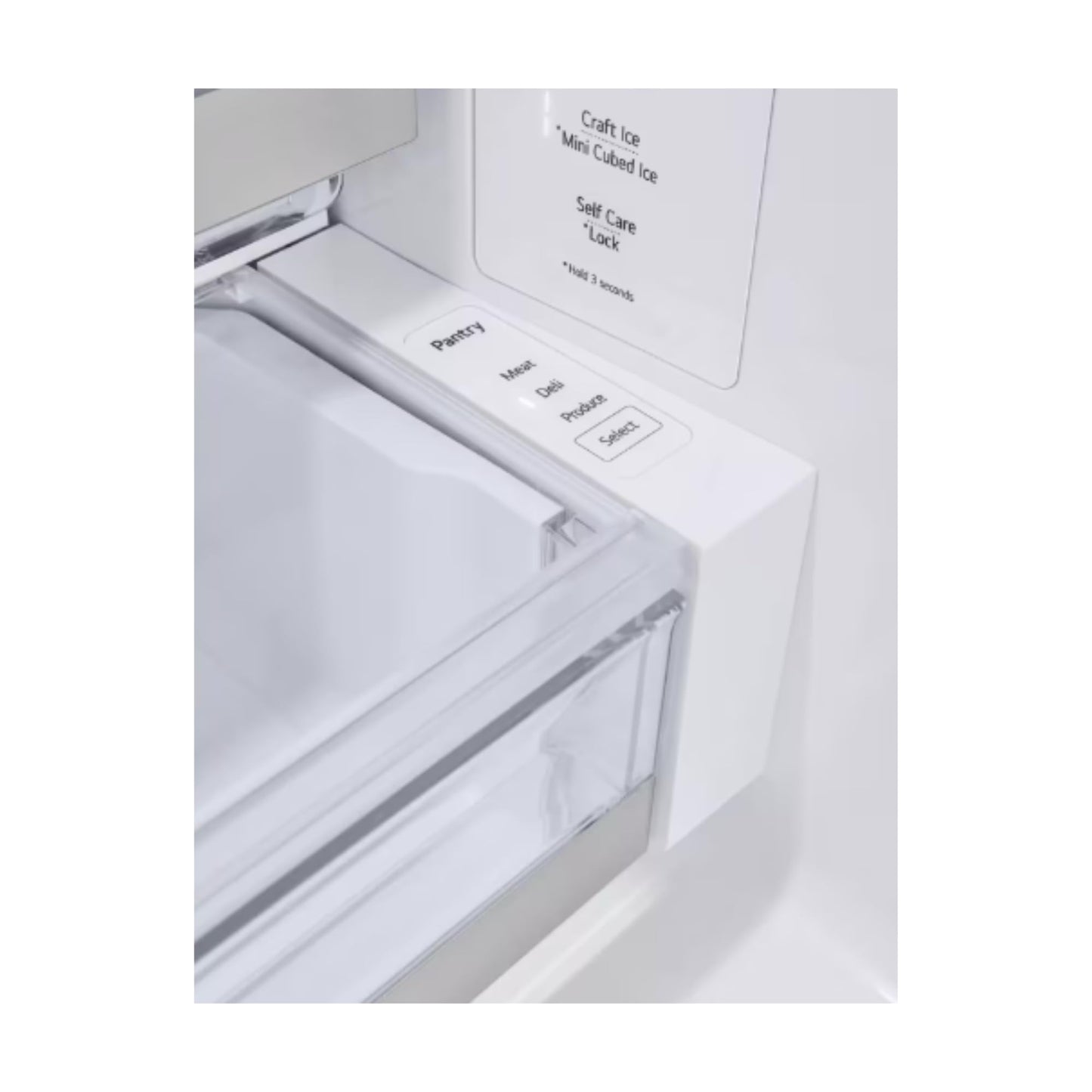 LG 26 cu. ft. Smart Counter-Depth MAX French Door Refrigerator with 4 Types of ice in PrintProof Black Stainless Steel