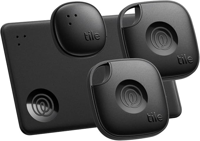 Tile by Life360 Essentials - Bluetooth Trackers & Item Locators for Keys, Wallets, Remotes & More; Easily Find All Your Th...