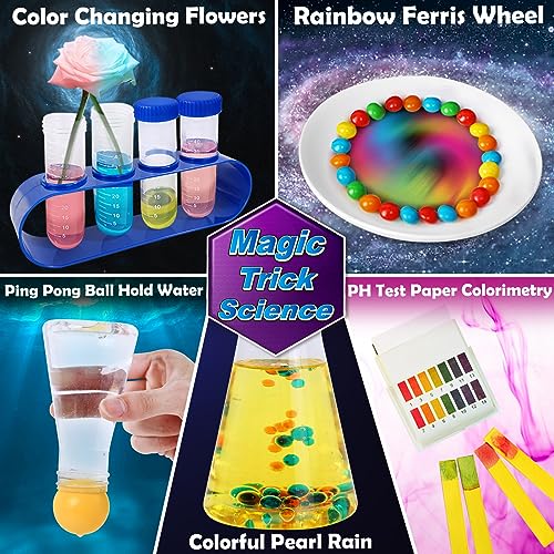 UNGLINGA 150 Experiments Science Kits for Kids, S.T.E.M Educational Project Toys for Boys Girls Birthday Gifts Ideas, Volc...