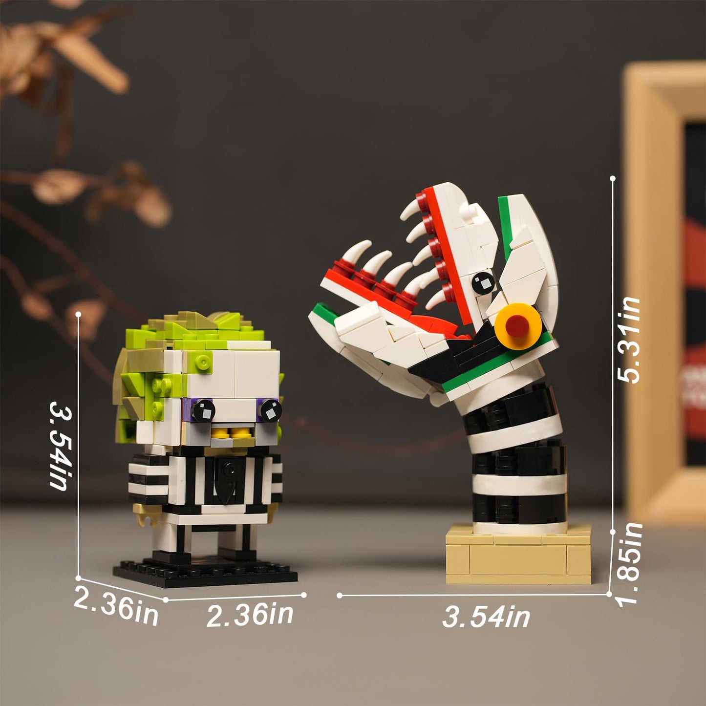 Halloween Horror Figure Building Set Compatible with Lego for Adults,Scary Toy for Movie Fan and Friends Christmas,Birthday Gifts,Home Decor 396 pcs