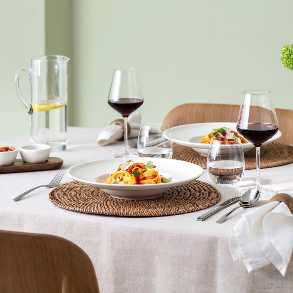 Villeroy & Boch Artesano Original Pasta Plate, 11.75 in, Premium Porcelain, White