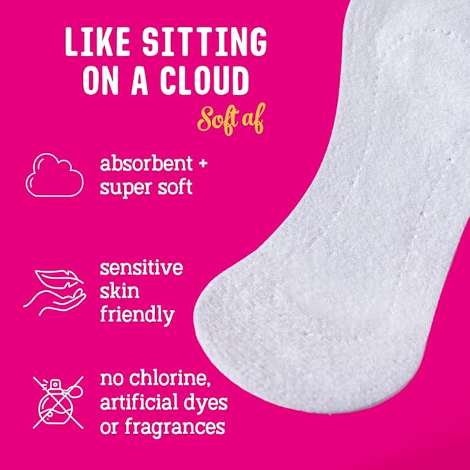 Flo - Daily Liners (24 Pack) Very Light Flow - Wrapped, Ultra-Thin - Natural, Absorbent, Soft & Breathable - Made with Organic Bamboo Panty - Liners for Women - Fragrance Free - Vegan & Cruelty Free