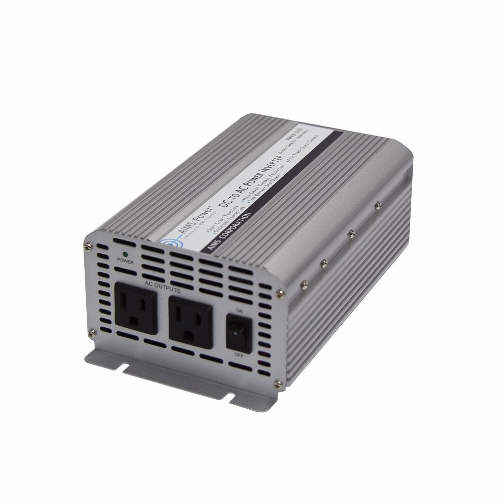 Aims Power 1250 Watt / 2500 Watt Peak Dc To Ac Power Inverter, Economical
