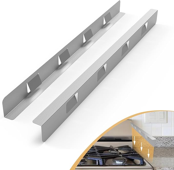MOFINO Stove Gap Covers 316 Stainless Steel Stove Gap Filler Oven Side Gap Filler Between Stove and Counter Slide In Range...