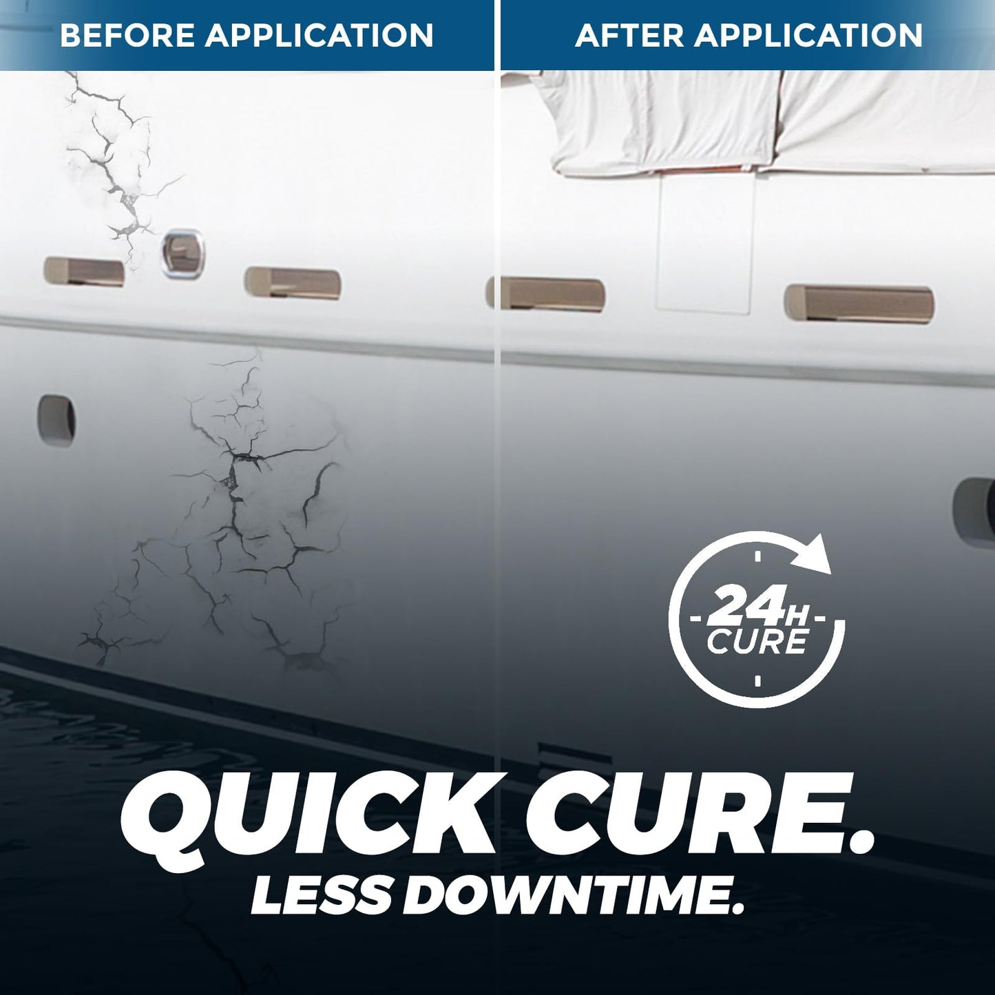 [Black] 3oz Marine Adhesive Sealant 5200 Fast Cure - Permanent, Watertight Bonding and Sealing - UV Resistant, Above & Below Waterline- for Boats, Hulls, Decks & RVs,Pond Sealant