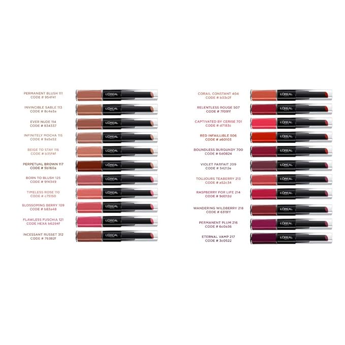 L’Oréal Paris Infallible Pro-Last Lip Color, Cherry Noir [217] 0.17 oz