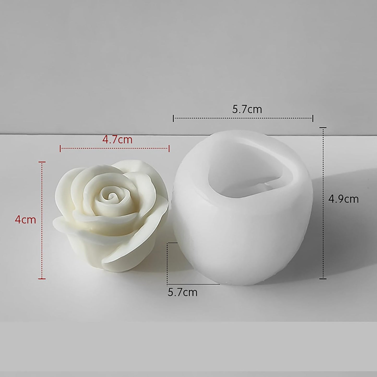 Cylinder Molds Silicone Wave Spiral Candle Mold - Silicone Resin Casting Molds for Candle & Resin & Soap Craft Supplies (jx-bud-2-pack-x2)