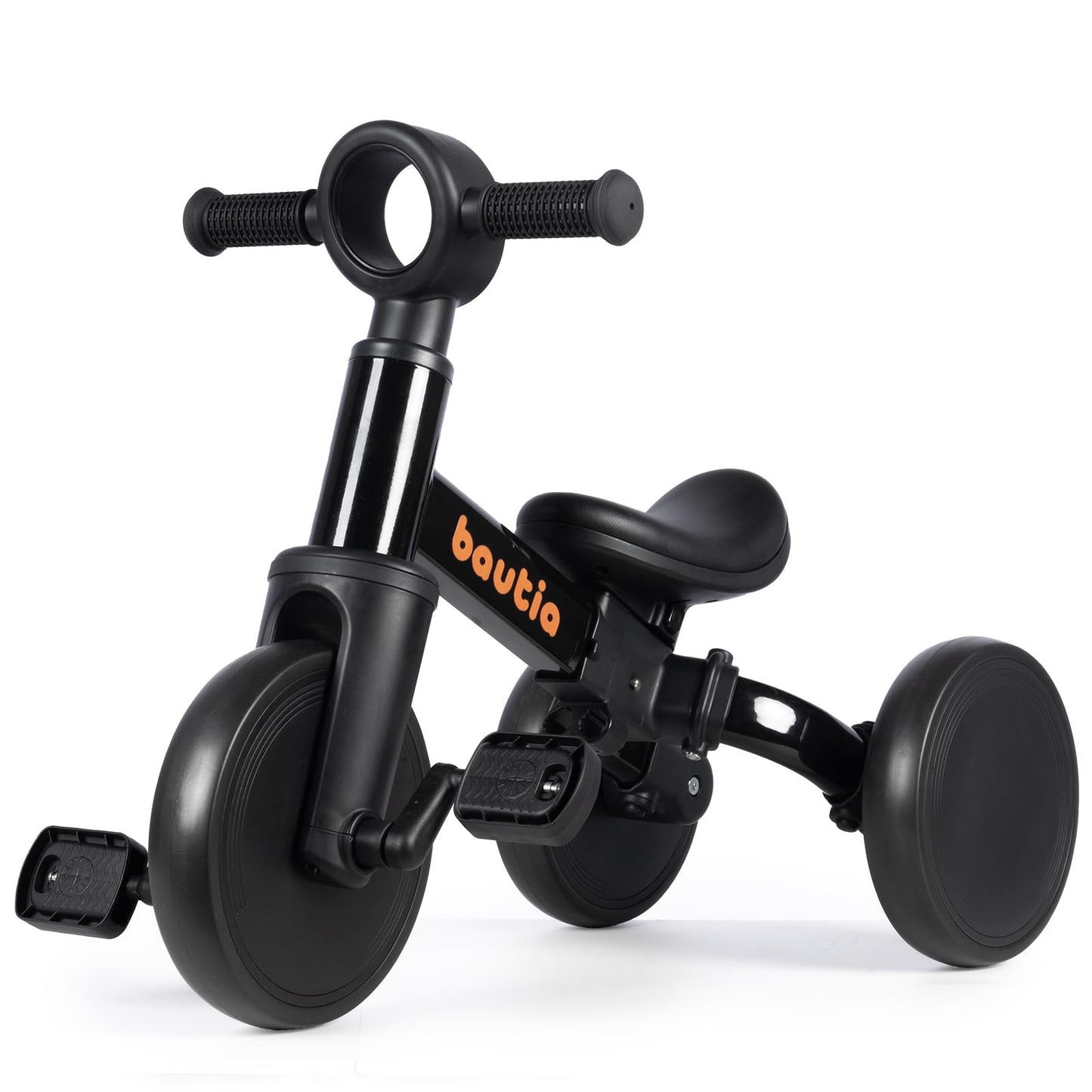BAUTIA Tricycle for Toddlers 1-3, 4 in 1 Baby Balance Bike 1 2 Year Old Boy Girl Birthday Gift, Kids Bicycle Outdoor Toy with Removable Pedals