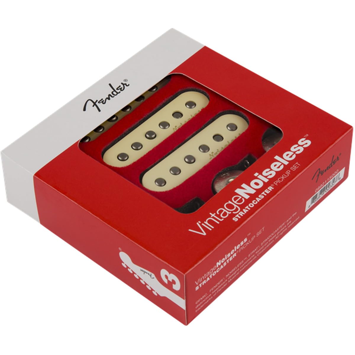 Fender Vintage Noiseless Stratocaster Pickups Set White, 3 Pickups