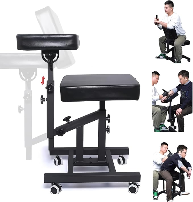 Tattoo Chairs with Adjustable Armrest & Back Support for Tattoo Artists and Client, Ergonomic Multiple Uses Chair,Tattoo S...