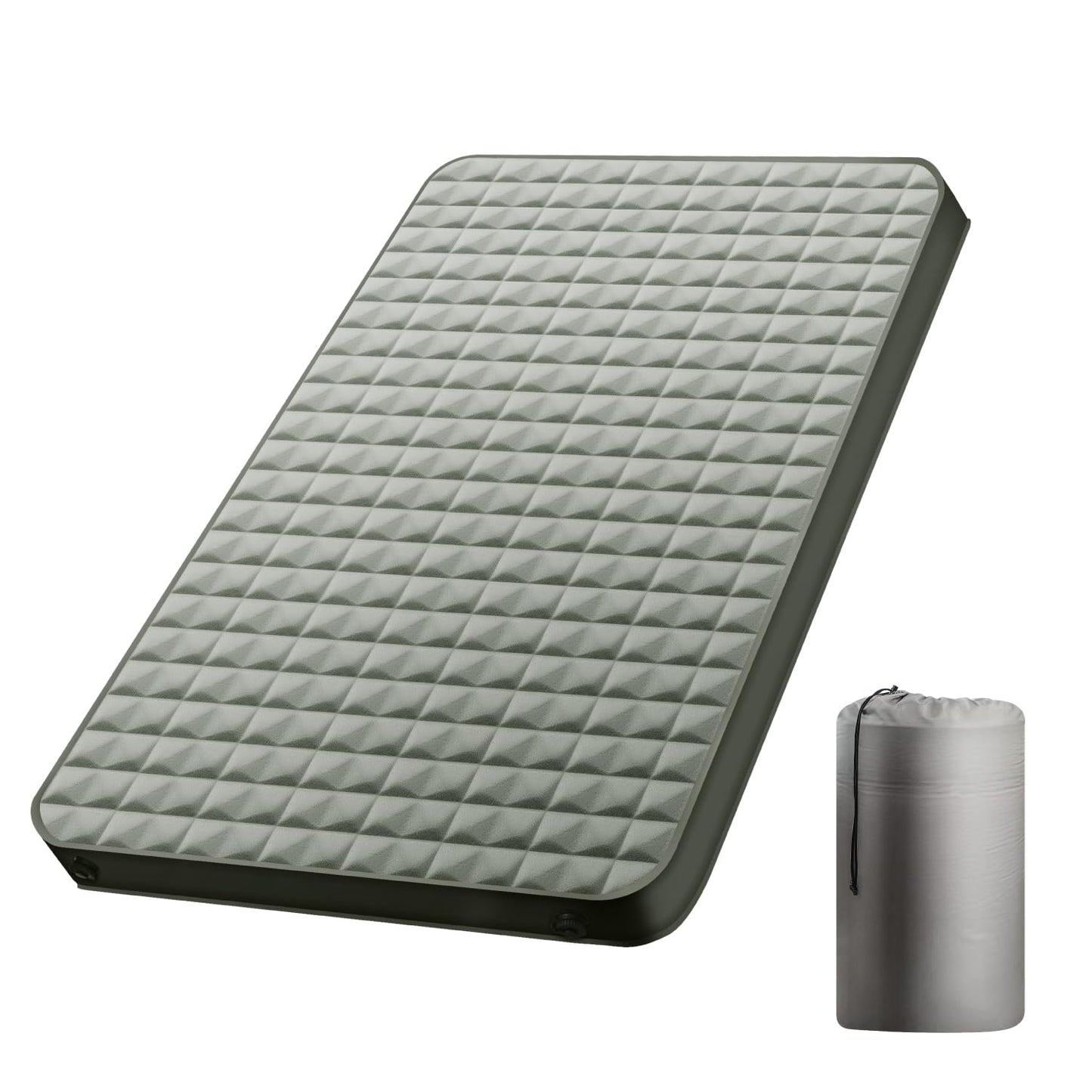 Topoak Camping Air Mattress, Inflatable Sleeping Pad for Camping, Thick Camping Mattress Pad, for SUV, Truck Bed, Rooftop Tent & Ground Tent (Mattress & Electric Pump)