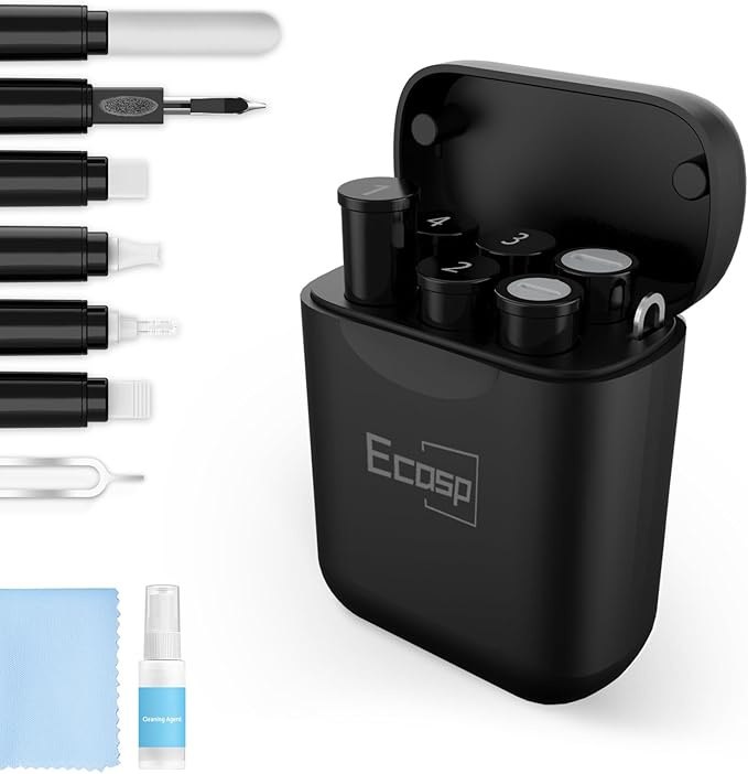 Cleaner Kit for AirPod, Multi-Tool iPhone Cleaning Kit, Cell Phone Cleaning Repair & Recovery iPhone and iPad (Type C) Cha...