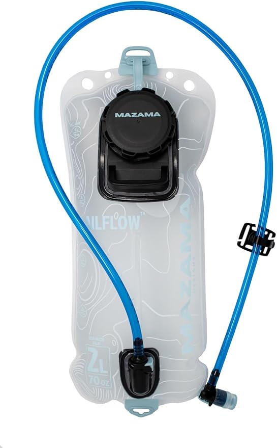 The Trailflow 63 Hydration Bladder. Leakproof, Easy to Clean and Fill Water Reservoir BPA Free, Fits Most Hydration Backpa...