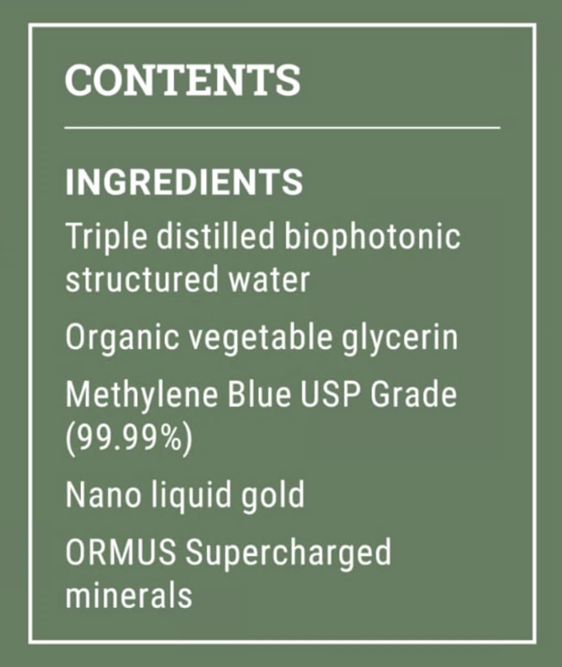 Earth Harmony Methylene Blue, 1% USP (Pharmaceutical) Grade, with Nano Liquid Gold for Photodynamic Research, Miron Glass Bottle (2 Oz)
