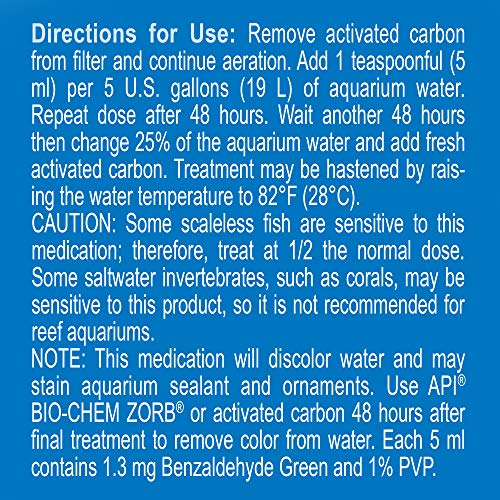 API LIQUID SUPER ICK CURE Fish remedy, Freshwater and Saltwater Fish Medication 4 fl oz(Pack of 1), White