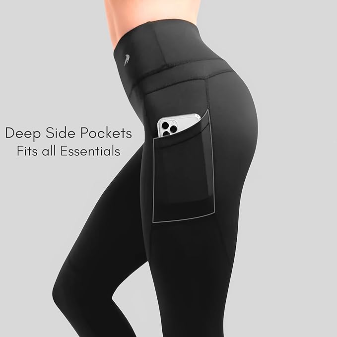 CompressionZ Women's Compression Leggings High Waisted Performance Shaping Gym, Pilates, Travel, Yoga, Workout Pants