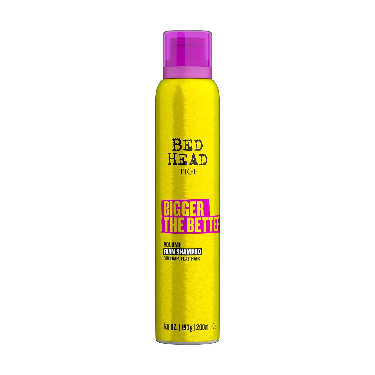 TIGI Bed Head Bigger The Better Volume Foam Shampoo for Fine Hair 6.8 oz