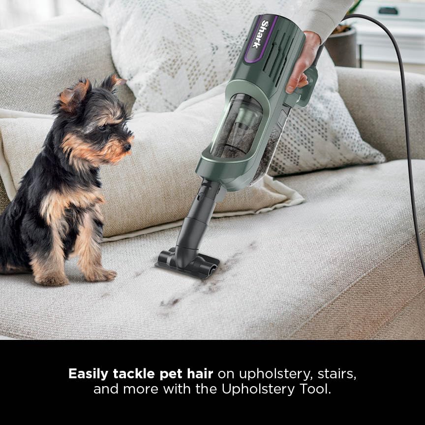 Shark Detect Ultralight Corded Stick Vacuum with Direction Detect and Self-Cleaning Brushroll, Powerful Hair Pickup, Ultr...