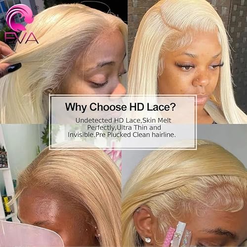 SKINLIKE Real HD Lace Frontal Human Hair Pre Plucked Natural Hairline Invisible Closure Ultra Thin Swiss HD Lace Bleach Knots Closure Human Hair with Baby Hair (5x5 613 HD Body Wave, 20 inch)