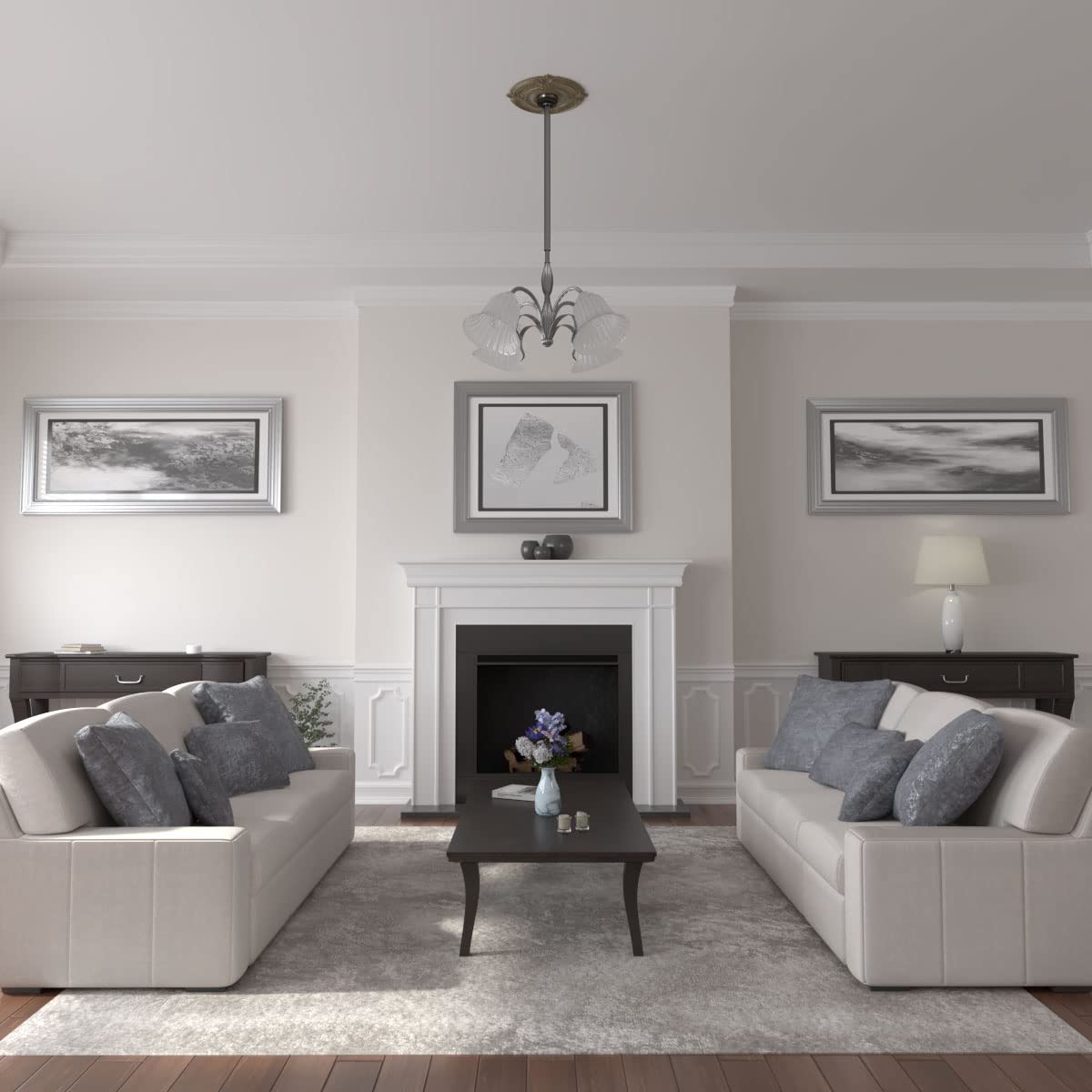 Ekena Millwork Cm18Atmmf - Attica - Ceiling Medallion, Mississippi Mud