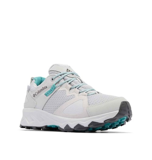 Columbia Womens Peakfreak Hera Outdry Waterproof Hiking Shoe, Cumulus Grey/Teal, 10