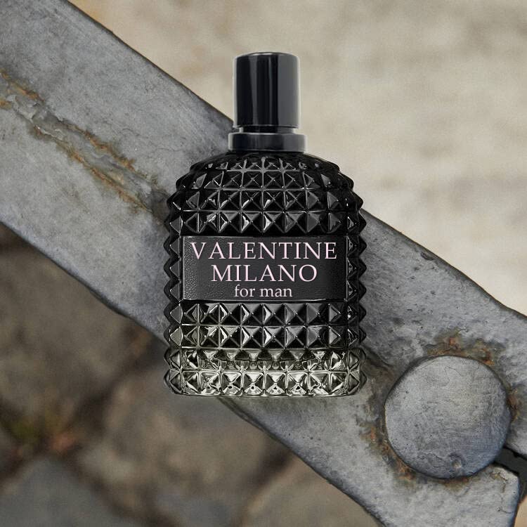 AFLUXE Men's Cologne Valentine Milano Eau De Toilette Natural Body Spray Perfume Long Lasting Fragrance 3.4 Fl Oz Daily Used