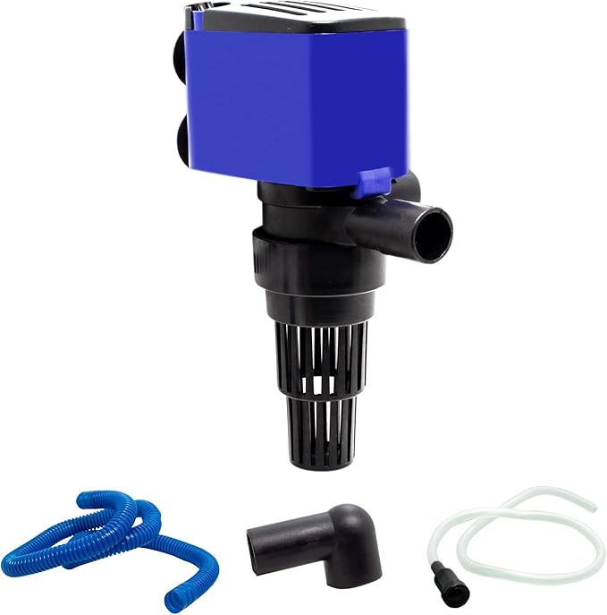Aqua Dream 210 GPH Aquarium Pump & Fish Tank Filter, Submersible Water Pump 3-in-1 Quiet Circulation Oxygenation - 15W 800...