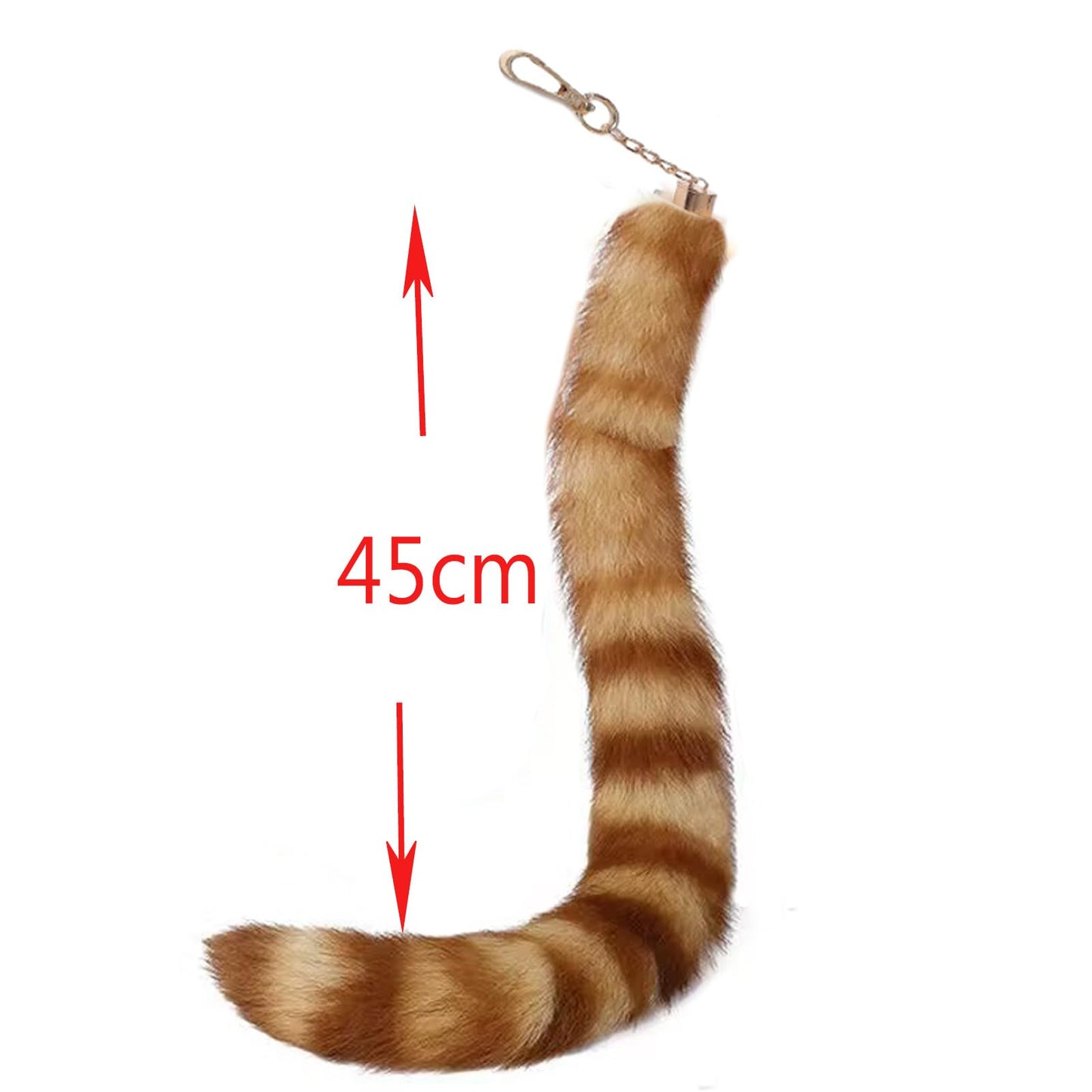 Valpeak 3D Cat Mask, Cat Headband, and Funny Cat Socks with cat Tails (Orange cat three-piece)
