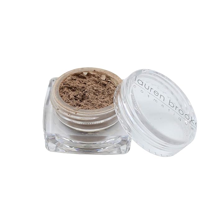 Lauren Brooke Cosmetiques Natural Powder Eye Color, Organic Eyeshadow Makeup (Sandalwood (Matte))