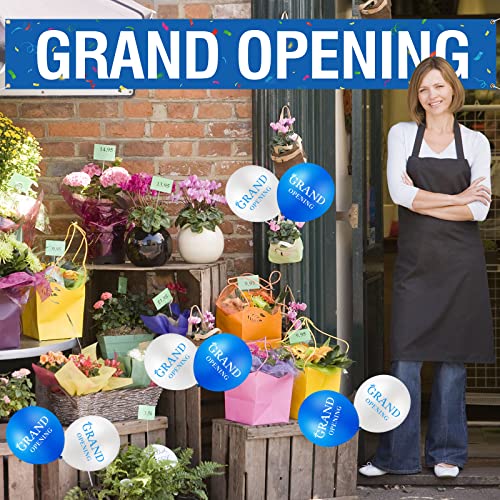 Large Grand Opening Banner 30 Pieces Latex Grand Opening Balloons Decorations 12 Inch Latex Balloons 18 x 118 Inch Retail ...