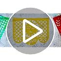 DomeStar Mexican Party Decoration, 18 Feet Plastic Papel Picado Fiesta Banner Cinco de Mayo Garland for Mexican Birthday P...