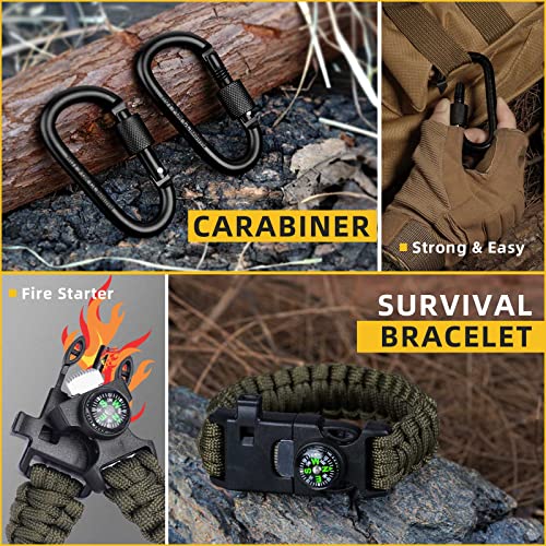 Gifts for Men Dad Husband - Valentines Day, Anniversary Birthday Gifts Idea for Him Boyfriend Man- Survival Kit 14 in 1, S...