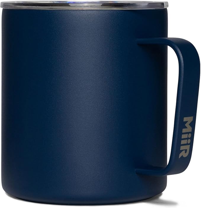MiiR Camp Cup, 12oz - Double Wall Vacuum Insulated, Stainless Steel with Splash-Proof Slide Lid