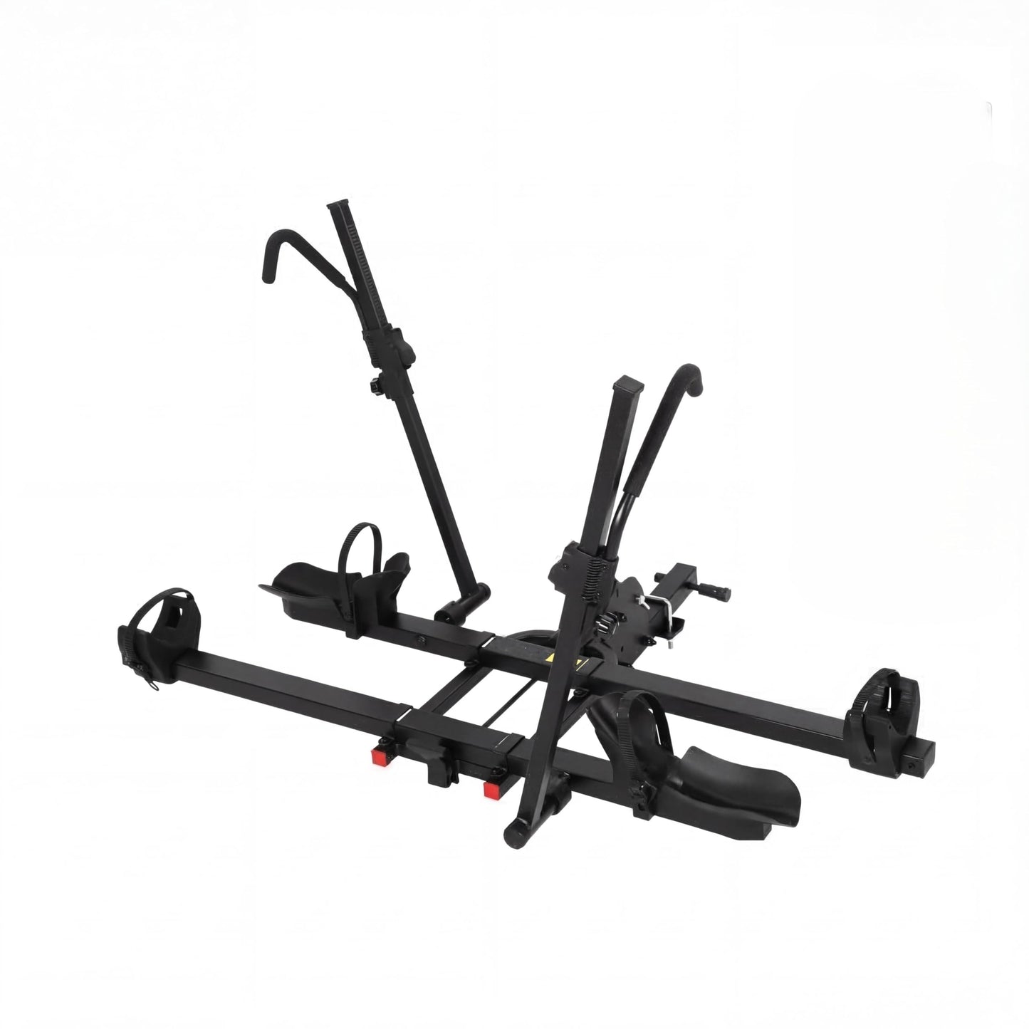 E-Bike Rack for 2-Bike, 200lbs Heavy Duty Hitch Mount Bike Carrier with Anti-Wobble System, Fits 5" Fat Tires, Tilting & Folding Design, 2" Receiver