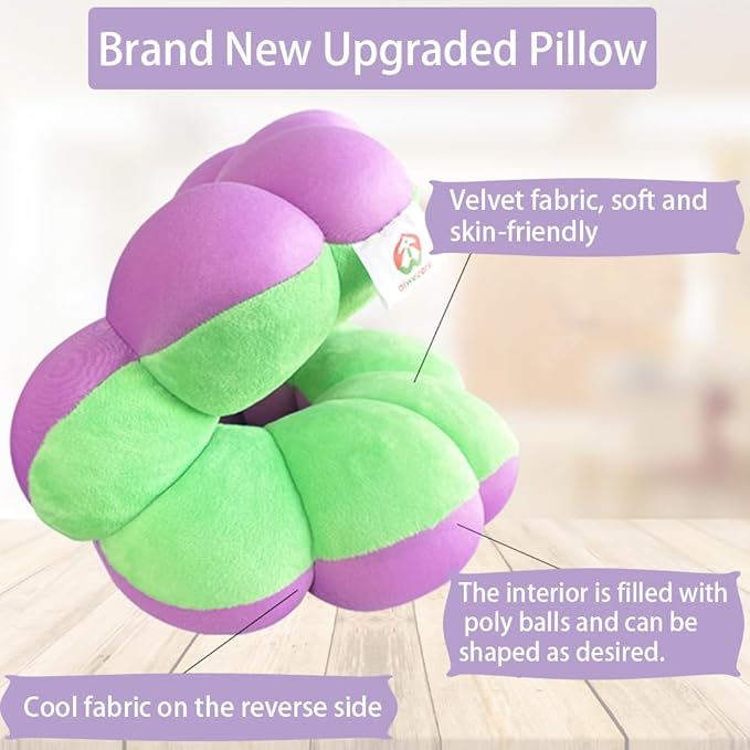 AUSTYLCO Anti Bedsore Cushion,Broken Elbow Elevation Pillow,Donut Pillow for Hand and Foot Pressure Relief,Elbow,Ankle,Leg,Hip Support Pad Green