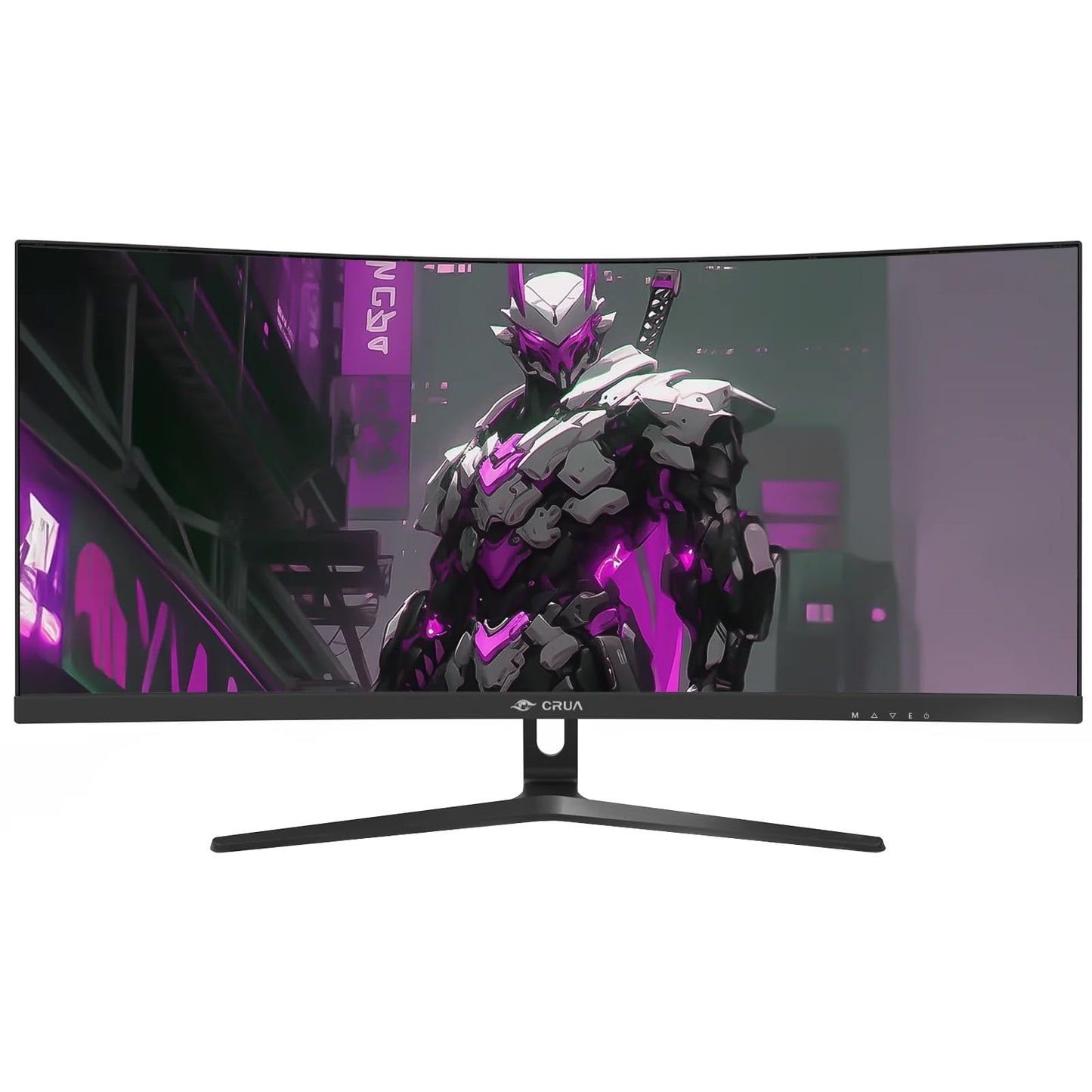 CRUA 30" Curved Gaming Monitor, 165Hz/200Hz Computer Monitor, FHD(2560 * 1080P) 1500R VA Screen, 120% sRGB PC Monitors Support AMD FreeSync, Wall Mount Install(HDMI, DP)- Black