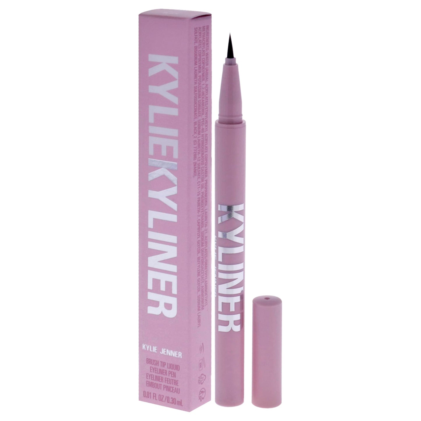 Kyliner Brush Tip Liquid Eyeliner Pen - 001 Black by Kylie Cosmetics for Women - 0.01 oz Eyeliner