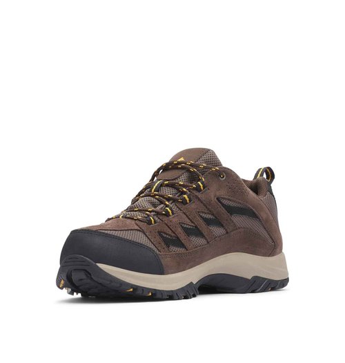 Columbia Mens Crestwood Waterproof, Mud/Squash, 7