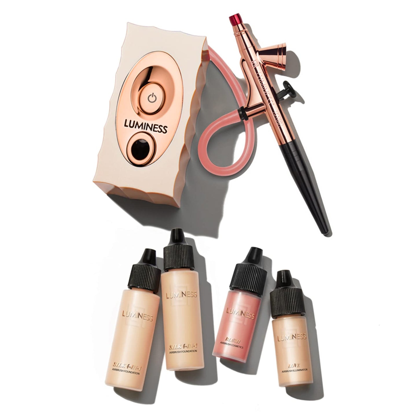 Luminess Air Icon Pro Airbrush System with 4-Piece Foundation Starter Kit, Medium Coverage - Quick, Easy & Long Lasting Applicat