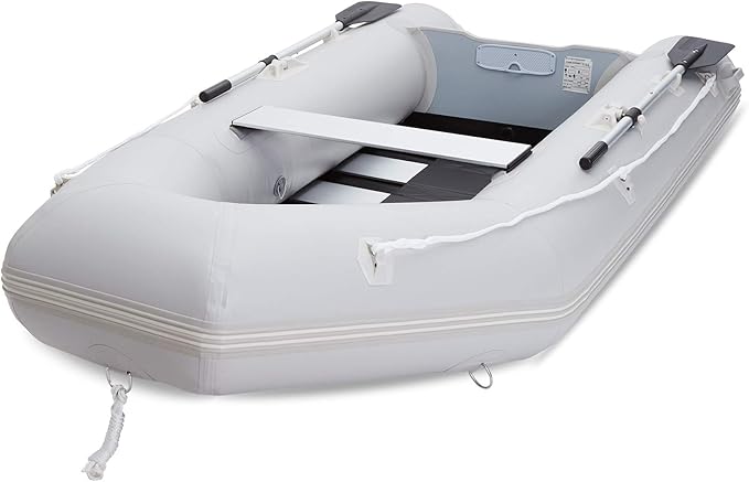 CO-Z 10 ft Inflatable Dinghy Boats with Aluminium Alloy Floor, 4 Person Portable Boat Raft, Inflatable Touring Kayak for A...