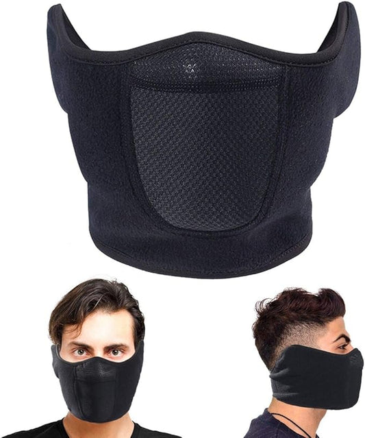 Balaclava Half Face Mask Adjustable Fastener Windproof Men Women for Skiing Snowboarding Motorcycling Winter Face Mask Out...