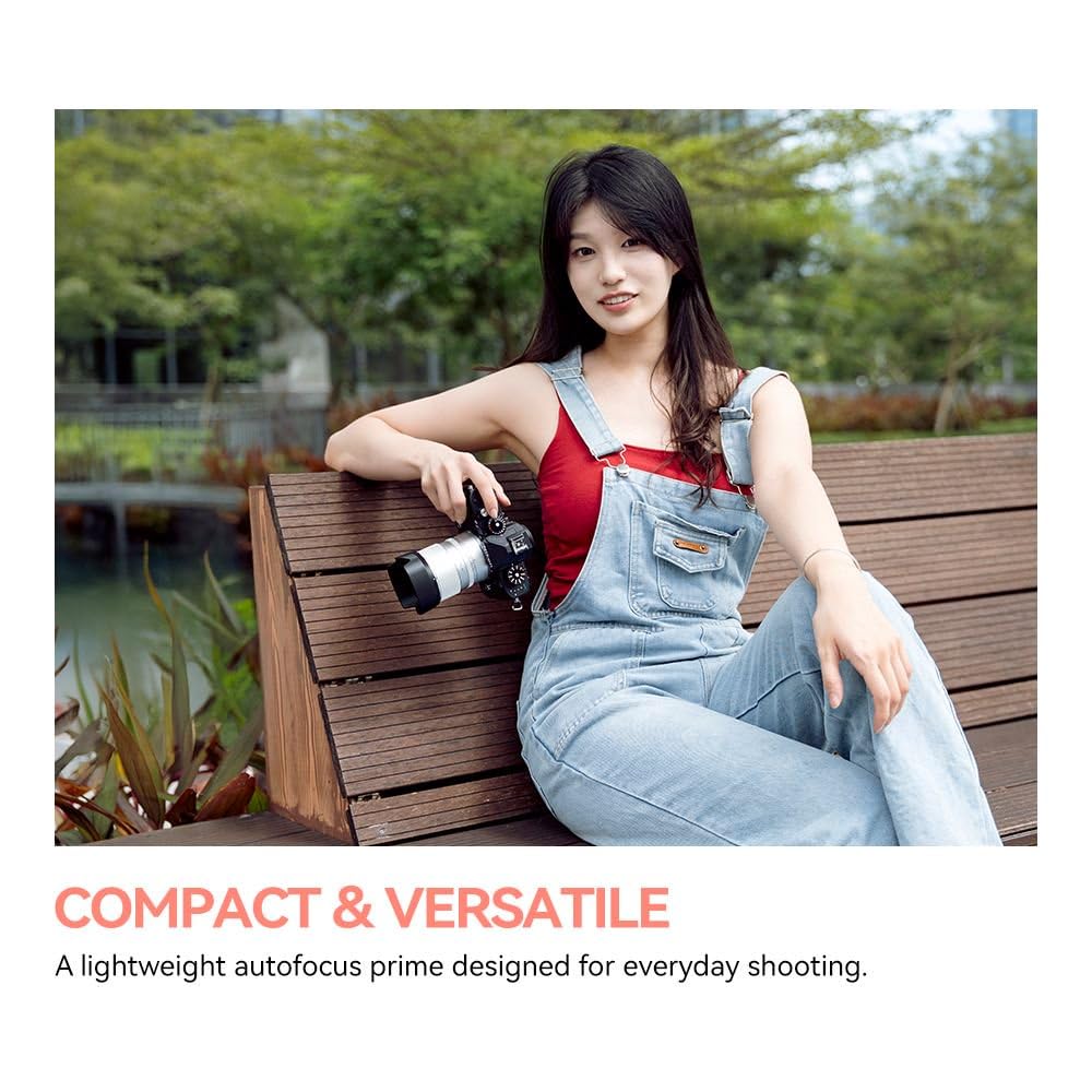 TTArtisan AF 75mm F2 Auto Focus Lens Full Frame Compatible with Sony E-Mount Mirrorless Cameras A7 A7II A7III A7R A7RII A7RIII A7RIV A7S A7SII A7SIII A9 A6400 A6000 A6600 (Z Mount)