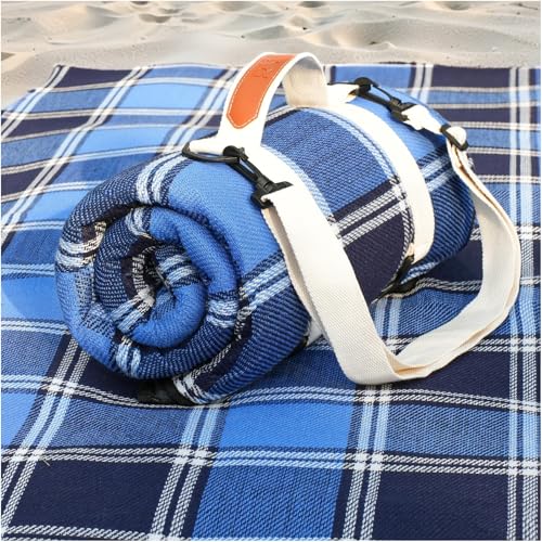 RYCHIC Waterproof Picnic Blanket Beach Outdoor Camping Mat Extra Large Foldable Cute Big Travel Essential Accessories Gift...